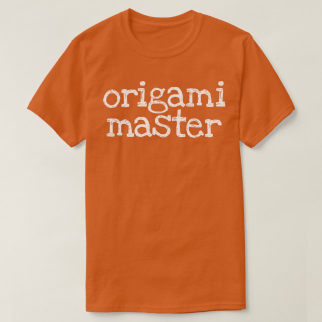 T-shirt Origami Master 2 (Design devant)