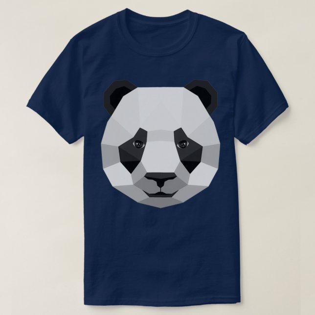 T-shirt Origami Panda 7 (Design devant)