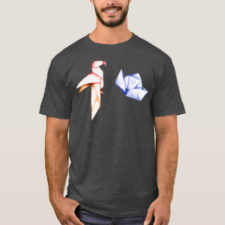 T-shirt Origami Parrot amp Tricorn