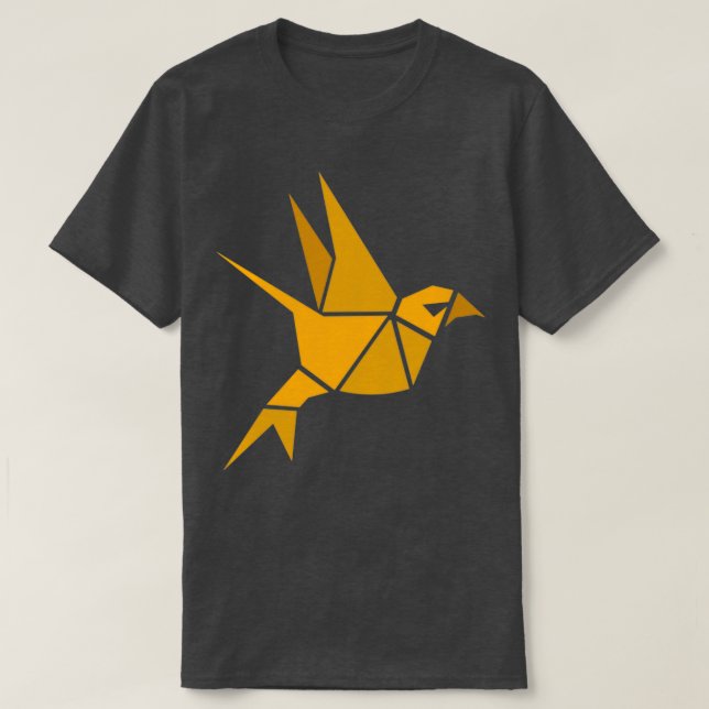 T-shirt Origami Pigeon 1 (Design devant)