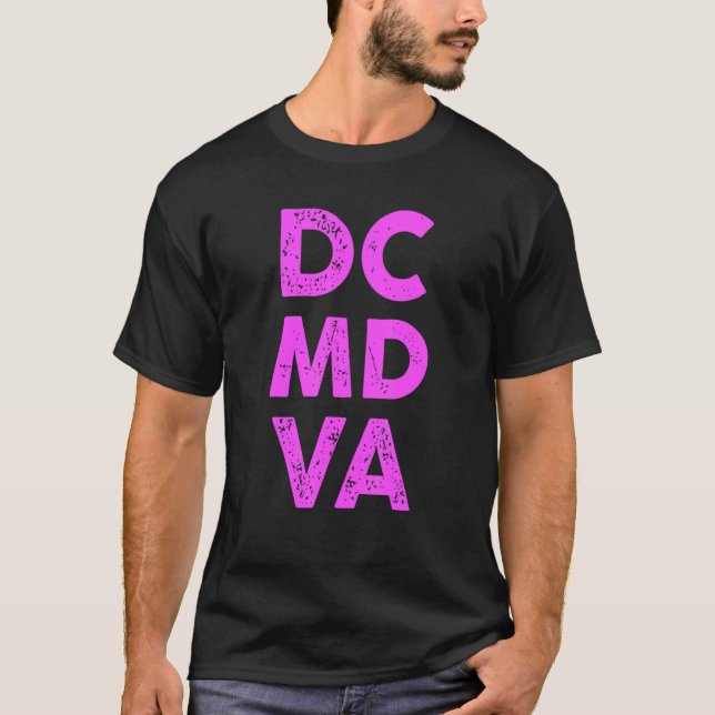 T-shirt Originaire de Washington D C DMV (Devant)