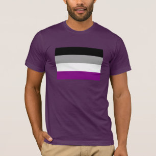 T-SHIRT ORIGINAL ASEXUEL DE DRAPEAU