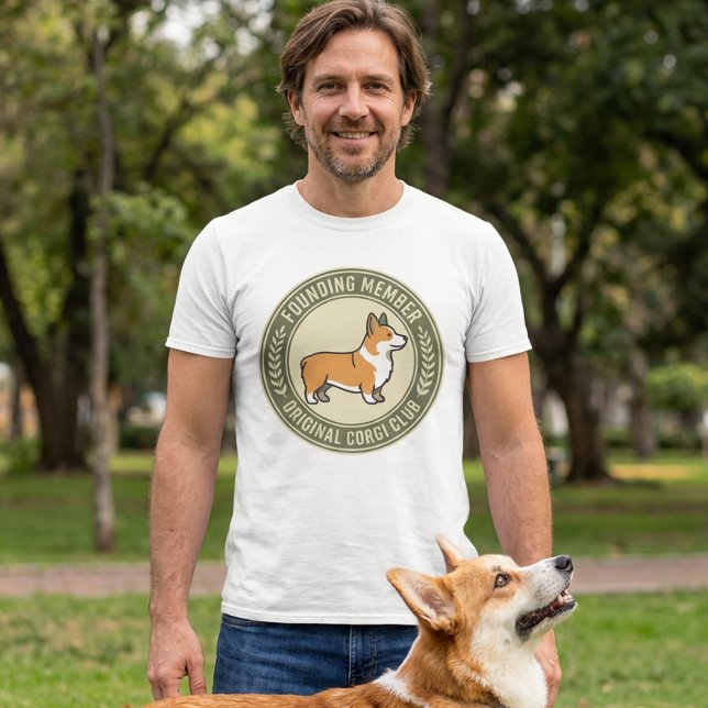 T-shirt Original Corgi Club Founding Member Funny (Créateur téléchargé)