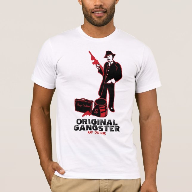 T-shirt original de bandit de truand de couture de (Devant)