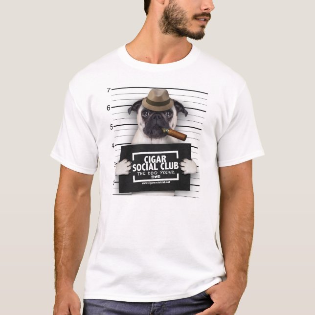 T-SHIRT ORIGINAL DE CLUB SOCIAL DE CIGARE (Devant)
