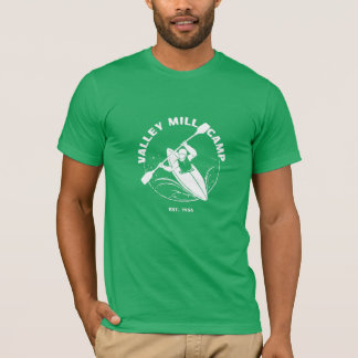 T-shirt original de Kayaker de camp de moulin de