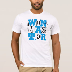 T-shirt original de typographie de winmaster