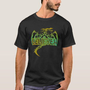 T-shirt Original Dragon Believer Shirt Cadeau Amusant