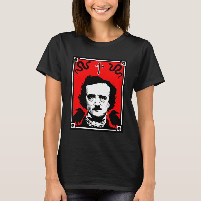 T-shirt original Edgar Allan Poe (Devant)