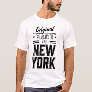 T-shirt original fabriqué dans le logo de New York