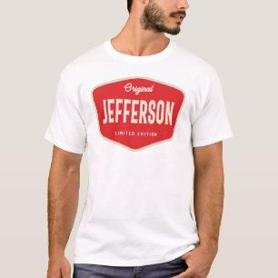 T-shirt Original Jefferson Funny Nom Jefferson