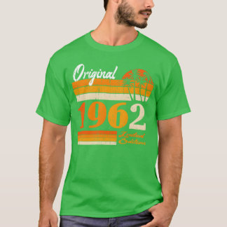 T-shirt Original Vintage 1962 Vintage Retro Birthday vinta