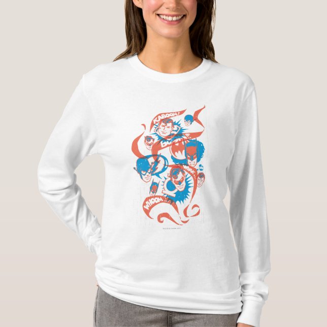 T-shirt Originaux DC - éclatement du logo (Devant)