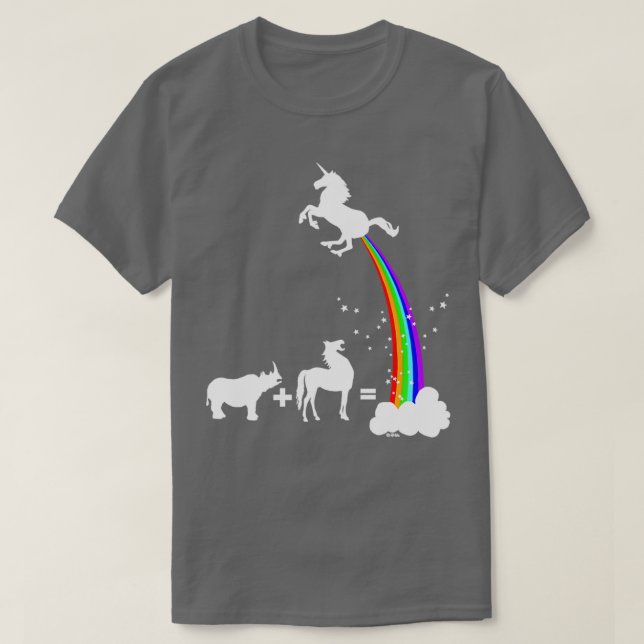 T-shirt Origine drôle de licorne (Design devant)