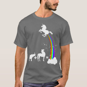 T-shirt Origine drôle de licorne