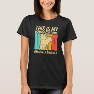 T-shirt Orignal Cool Pour Hommes Femmes Orignal Cerf Taure