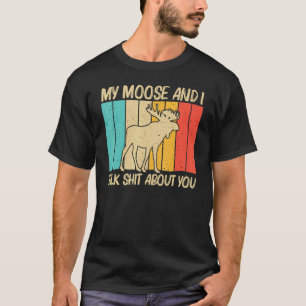 T-shirt Orignal Cool Pour Hommes Femmes Orignal Cerf Taure