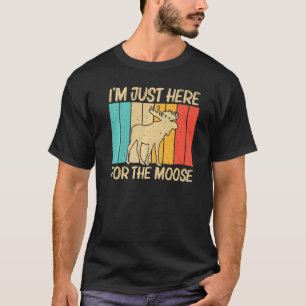 T-shirt Orignal Cool Pour Hommes Femmes Orignal Cerf Taure