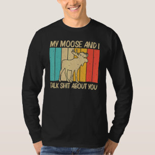 T-shirt Orignal Cool Pour Hommes Femmes Orignal Cerf Taure