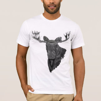 T-shirt Orignaux de Taureau de Canadien