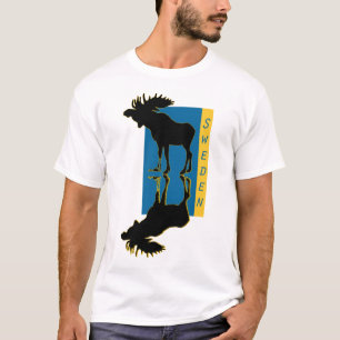 T-shirt orignaux Elch Suède d'élans