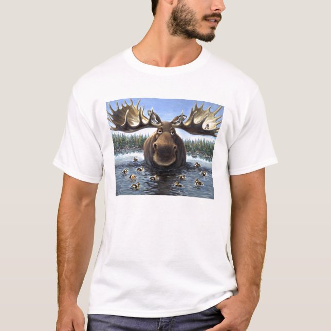 T-shirt Orignaux et canards (Devant)