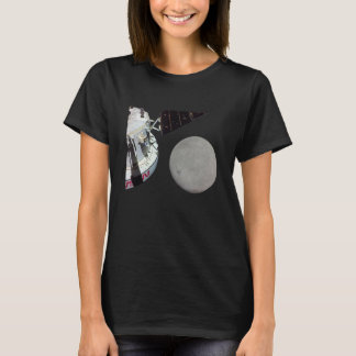 T-shirt Orion Spacecraft Voyant Une Femme De Lune Sur La L