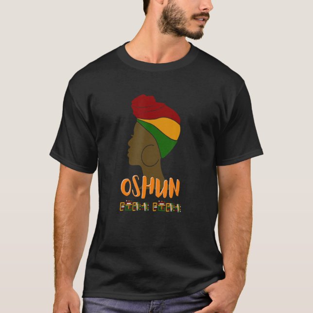 T-shirt Orisha Oshun Déesse De Divinité Fémininité Et L (Devant)