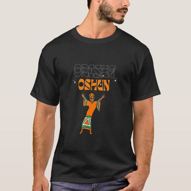 T-shirt Orisha Oshun déesse de la Divinité Féminité et Lo (Devant)