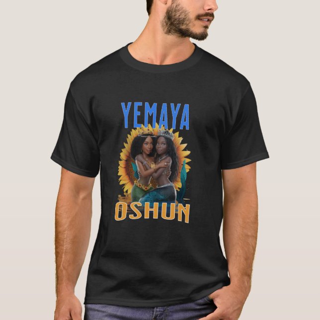 T-shirt Orisha Yemaya - Oshun, déesse de la Divinité (Devant)