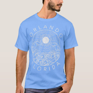 T-shirt Orlando Beach Floride Vacances Océan Rétro Souveni