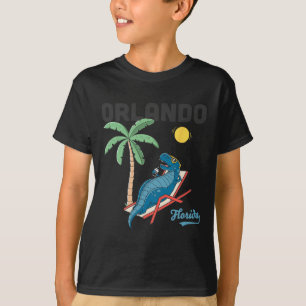 T-shirt Orlando Chemises Enfants Floride Dinosaure T-rex F