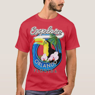 T-shirt Orlando Floride patch de voyage