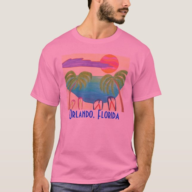 T-shirt Orlando, tee - shirt de FL (Devant)