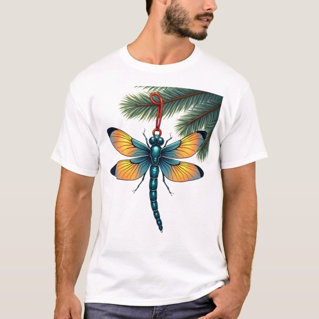 T-shirt Ornament Dragonfly (Devant)