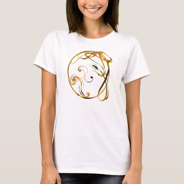 T-shirt Ornamental de calla (Devant)