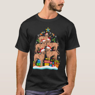 T-shirt Ornement de sapin de Noël Corgi Chapeau de Père No
