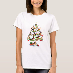 T-shirt Ornement de sucre de canne de Noël des bergers al