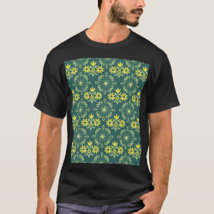 T-shirt Ornement floral, motif élégant sans soudure.