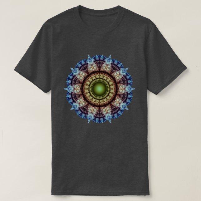 T-shirt Ornement fractal magique (Design devant)