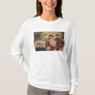 T-shirt Ornements accrochants de GreetingSanta de Noël