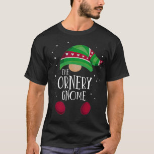 T-shirt Ornery Gnome Famille Correspondant Pyjamas Noël Gi