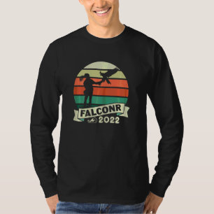 T-shirt Ornithologie féminine Chasse à la fauconnerie Fauc