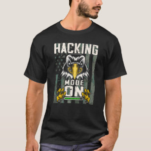 T-shirt Ornithologie Mode de piratage du faucon sur le dra