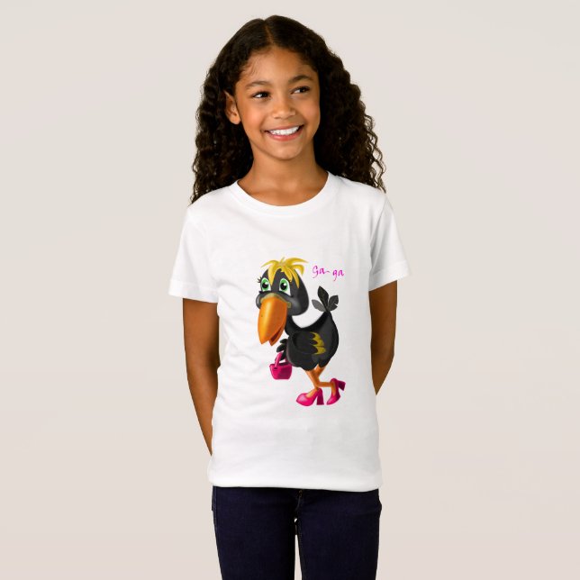 T-shirt ornithologique moderne - Drôle (Devant entier)