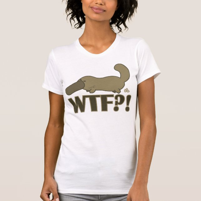 T-shirt Ornithorynque de WTF (Devant)