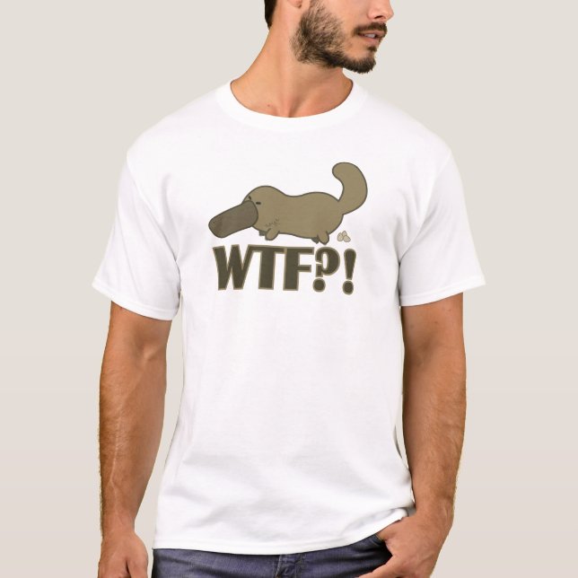 T-shirt Ornithorynque de WTF (Devant)
