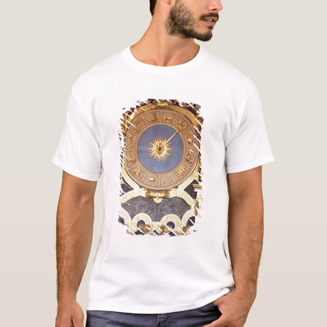 T-shirt Orologio Zodicale (horloge de zodiaque) (fresque (Devant)