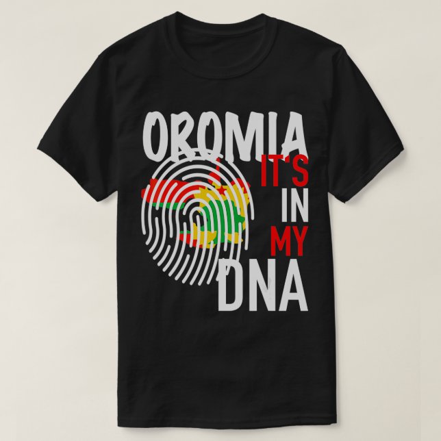 T-shirt Oromia Its in my DNA  (Design devant)