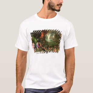 T-shirt Orphée avec une harpe jouant à Pluton